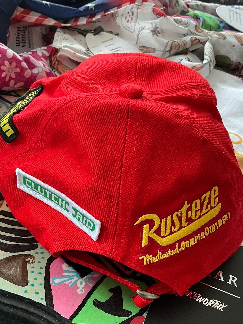 Rust-eze Red Embroidered Racing Cap - Picture 2 of 3